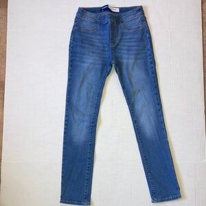 Girls size XL 14/16 Old Navy Skinny  stretch pull on blue jeans 14 16